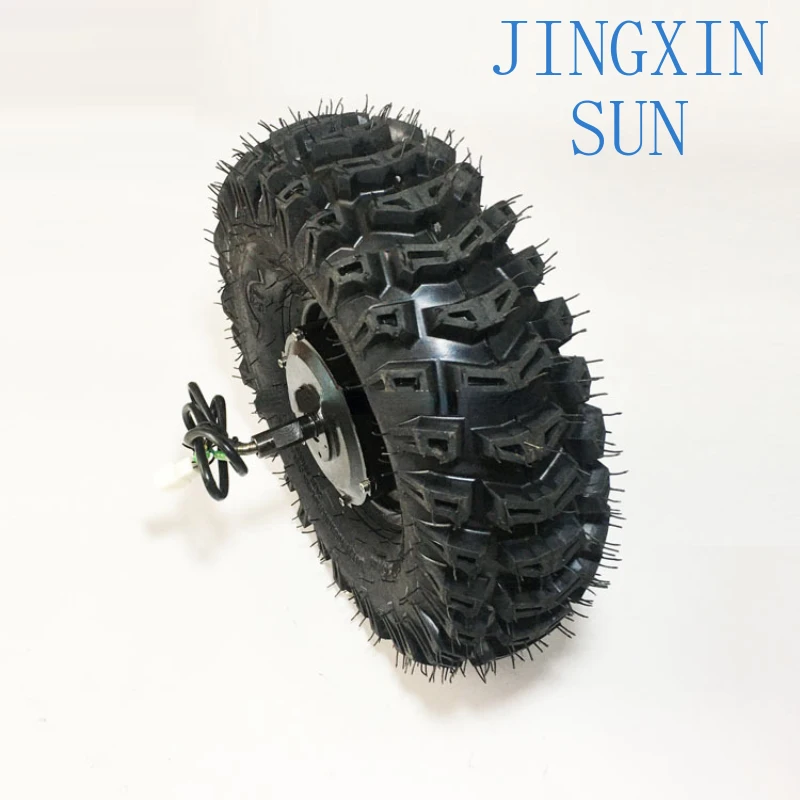 48v 500w off road air fat tire 15 inch single shaft wheelbarrow electric motor
