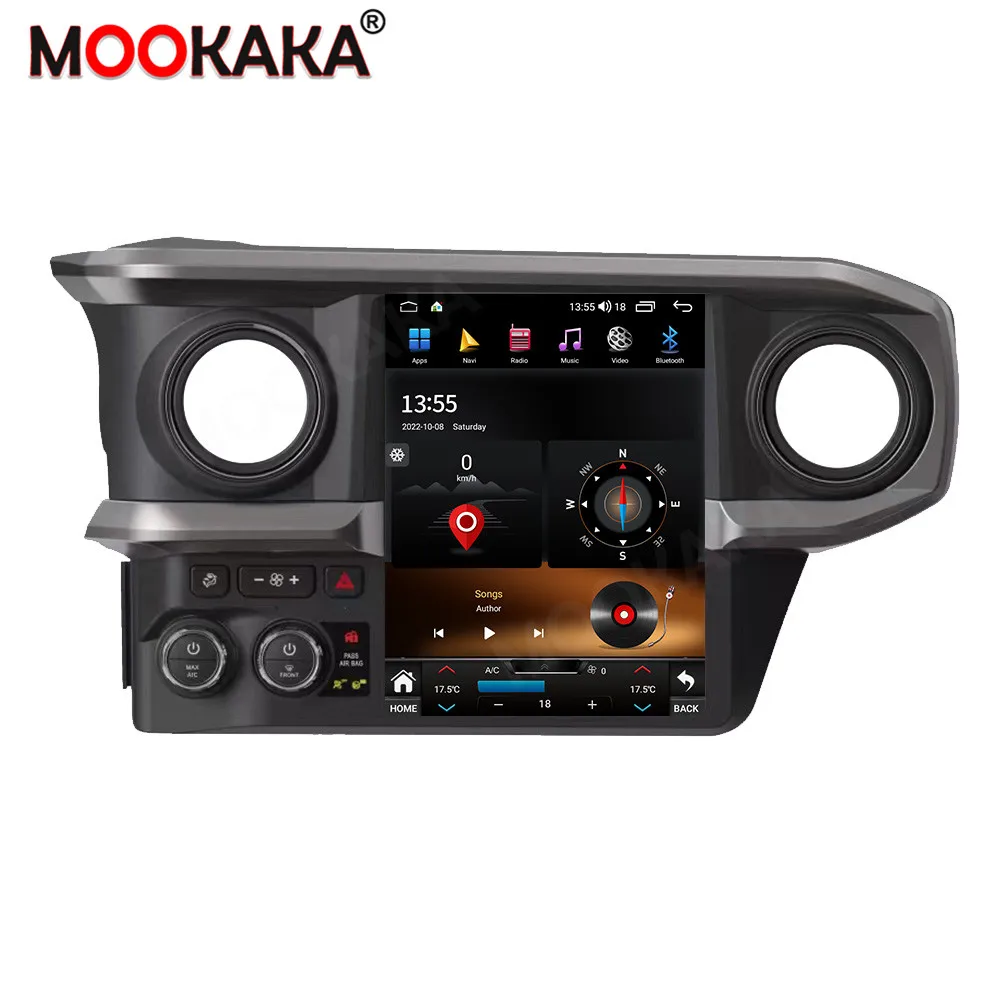 12.1 Inch Android 14 Car Radio For Toyota Tacoma 2017-2023 Screen Gps Navigation Multimedia Video Player Stereo Carplay