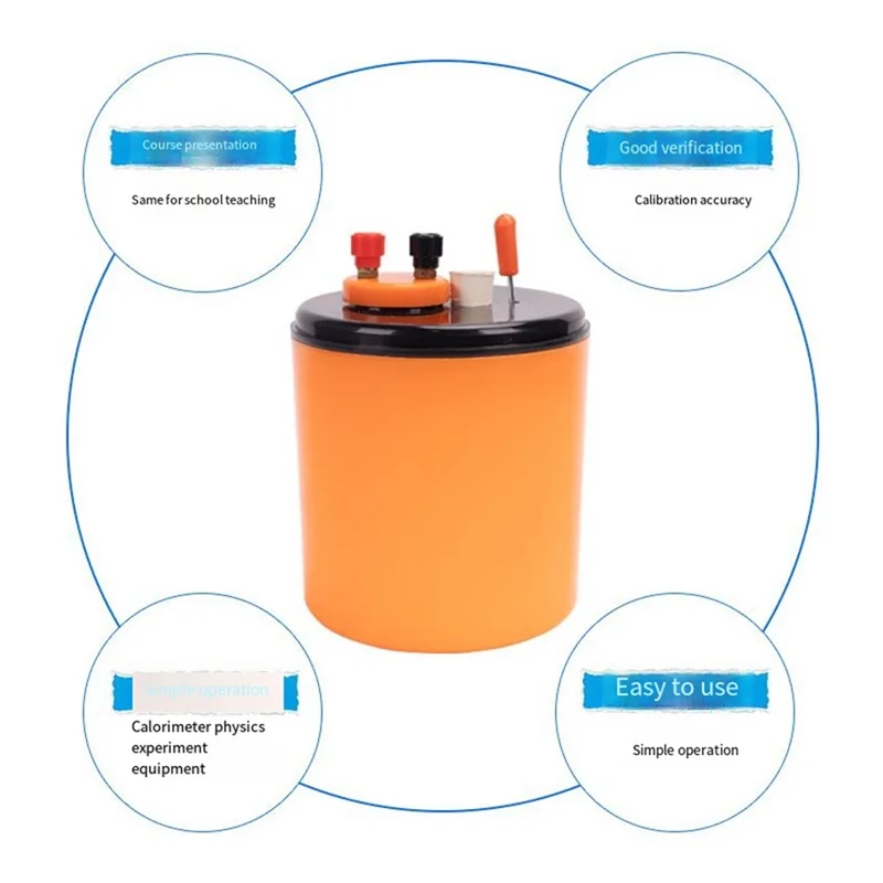 

ABLL-Calorimeter J22201 Measures The Specific Heat And Electric Heat Equivalent Of An Object Physics Experiment Textbook
