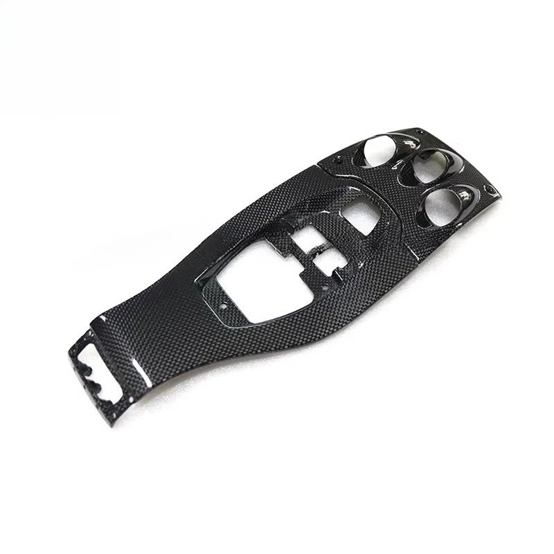 Car Styling Dry Carbon Fiber Interior Central Control Panel Gear Panel Suitable for 458 Italia Decoration Parts view 4