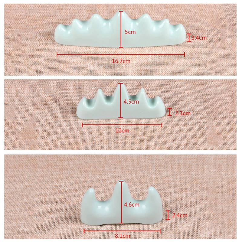 1 pz portapenne in ceramica per calligrafia cinese per pittura