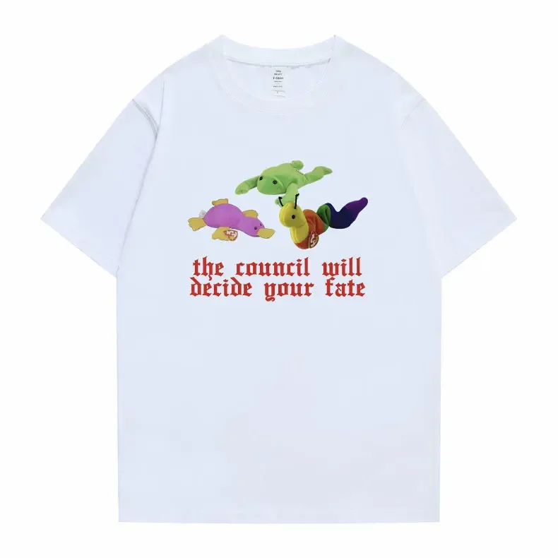 Funny Oddly Specific Tshirt The Council Will Decide Your Fate T-shirt Men Women Soft Cotton Parody Meme T Shirt Man Tops Tees