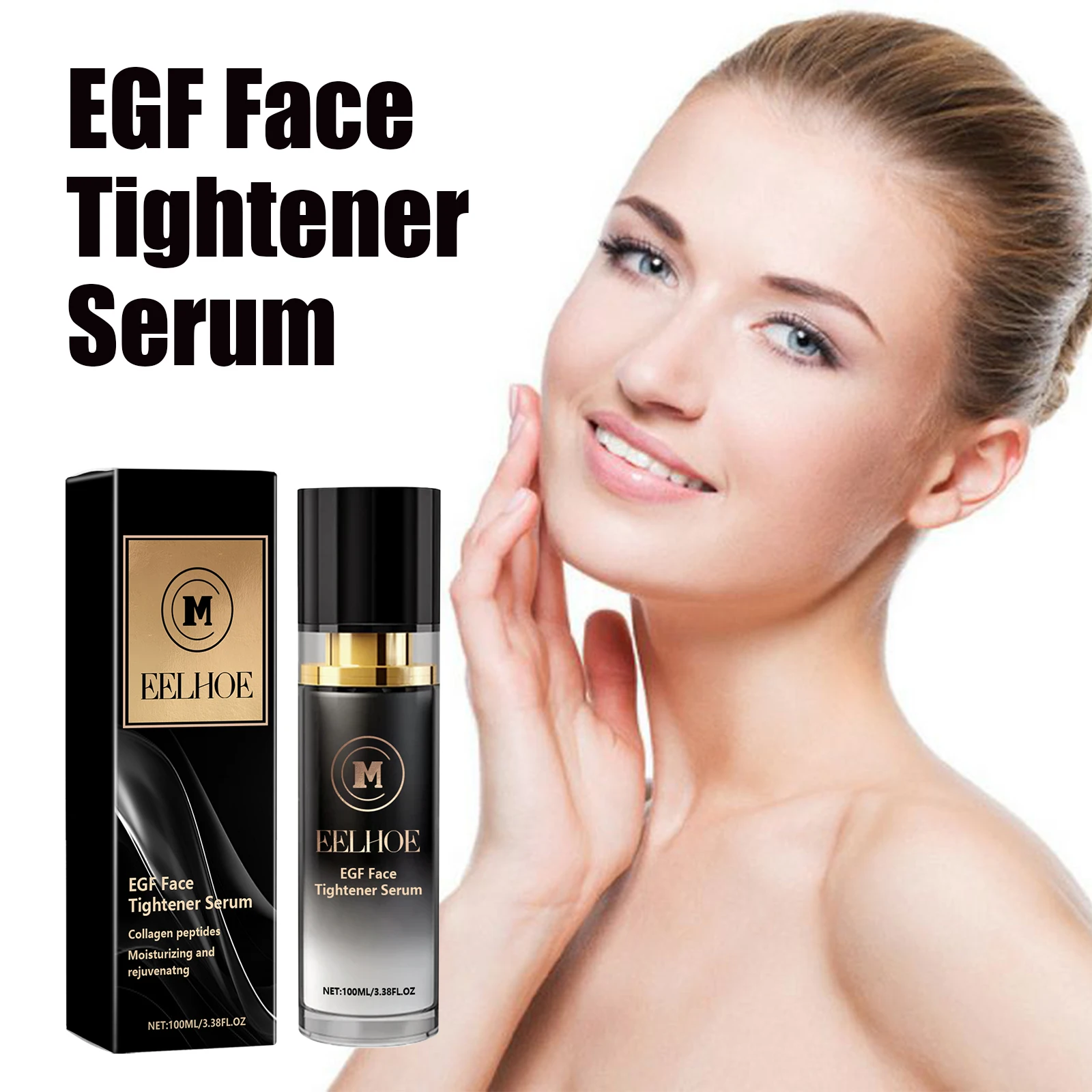 Egf Face Tightener Serum Improve Skin Dryness Fade Fine Lines Wrinkle Collagen Peptides Moisturizing Rejuvenation Facial Essence