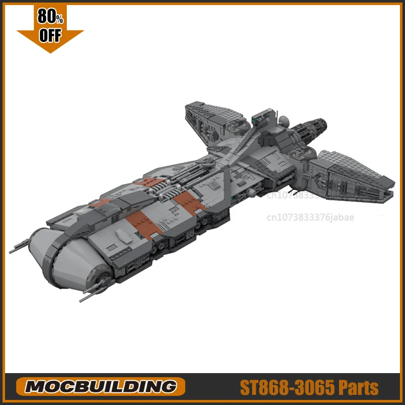 Star Space Plan UCS Medical Frigate Model Building Block Assembly MOC DIY Bricks Children's Educational Collection Toy