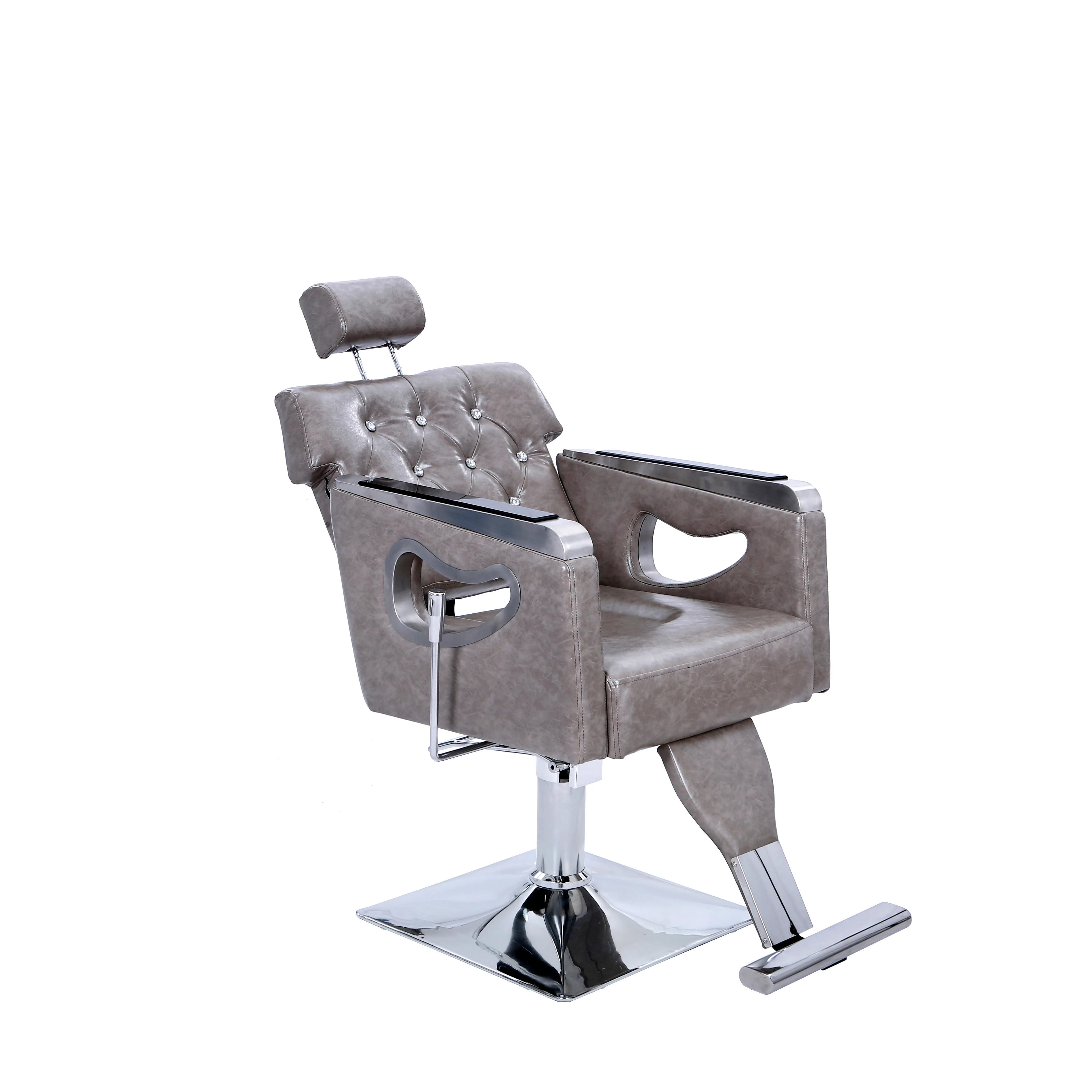 

Beauty Hairdressing Barber Hair Salon Furniture Factory Supply Modern China Luxury Wholesale Grey Style Chair