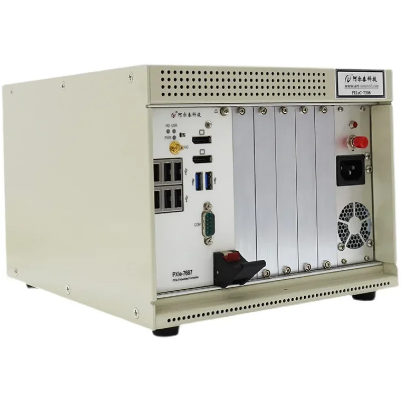 PXIeC7306C 6-Slot PXIe Chassis 3U PXIe Backplane PXIe Controller Chassis for Test Measurement Equipment