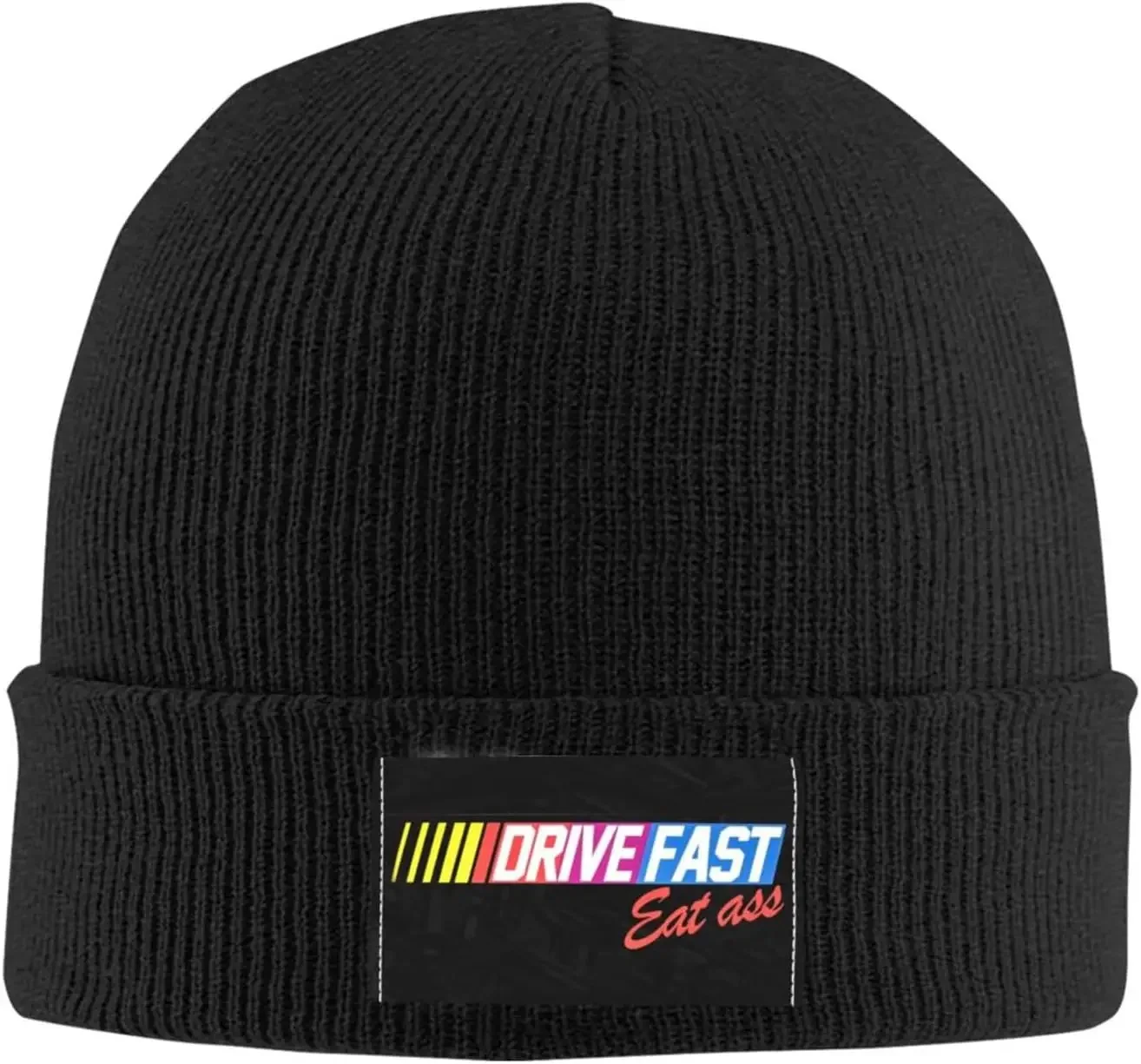 Drive_Fast Eat Ass Knitted Hat Woolen Hat Warm Fashion Outdoors Sknitted Hat Unisex