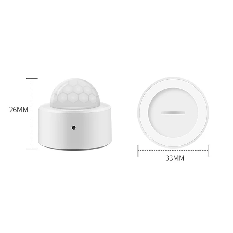 Tuya ZigBee PIR Motion Sensor Mini Infrared Human Body Presence Detector Smart Home Security Protection Alarm System Smart Life