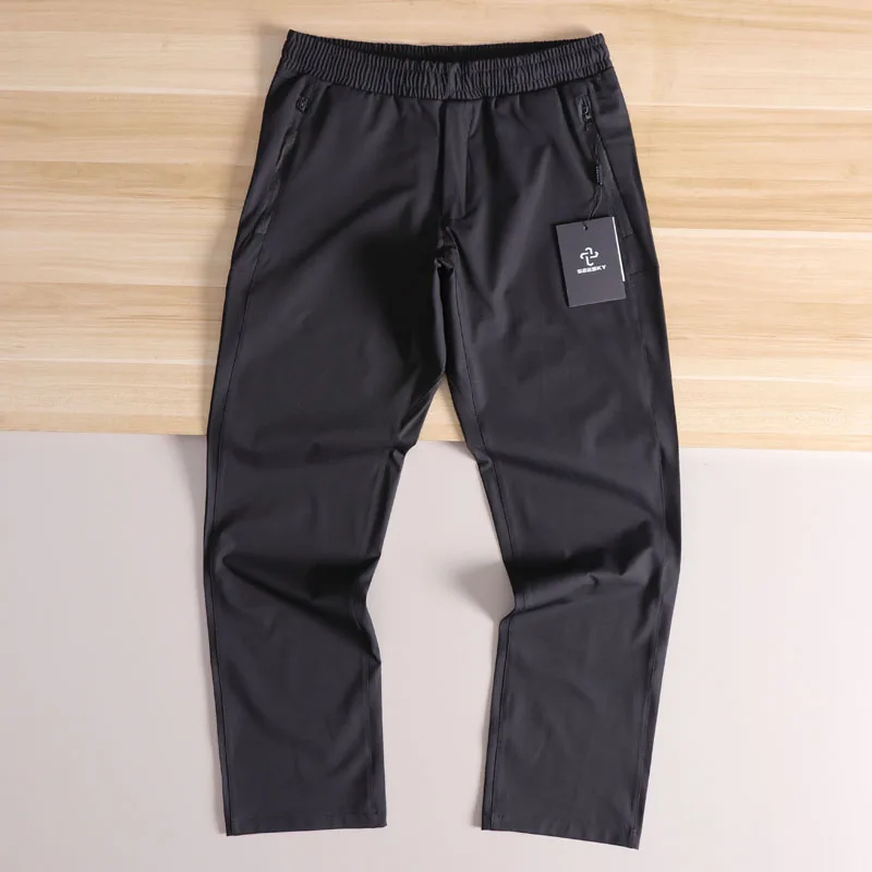 

Мужские легкие дышащие брюки Qui Dry с прямыми штанинами, модные городские брюки, весна-лето, Новое поступление