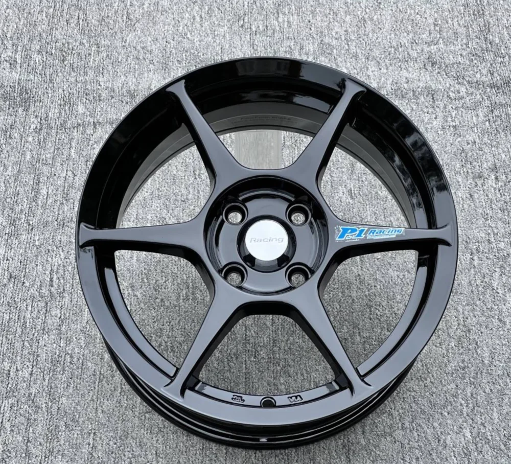 P1 Bronze 15  Inch 15x7.0 4x100 Alloy Car Accessories Racing Wheel Rims Fit For Honda Toyota Hyundai MINI Nissan Suzuki