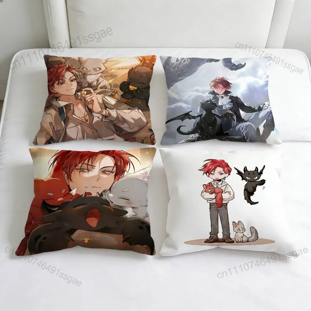 

L-Lout of C-Counts Family Square Pillow Case Soft Decorative Throw Pillow Cover for Home Sofa Bed