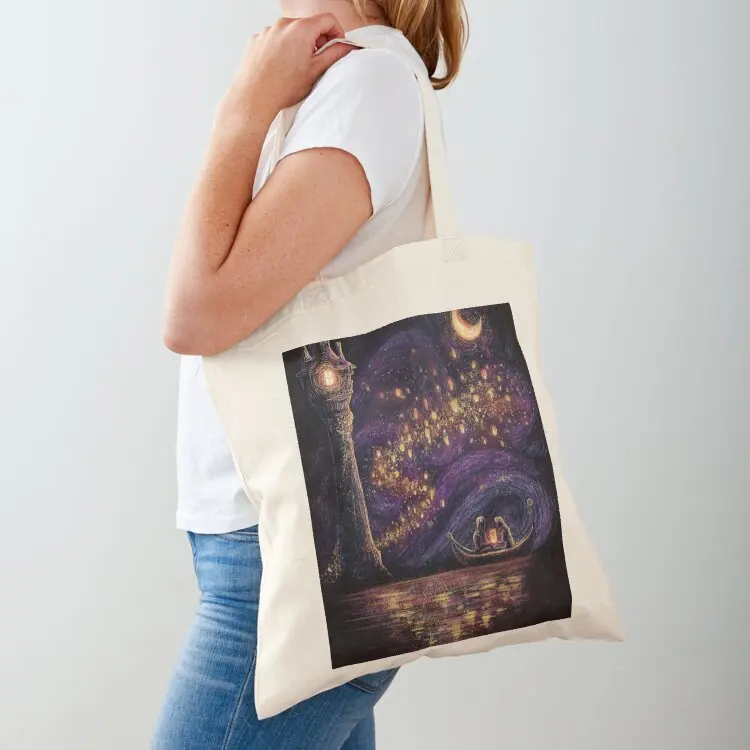 

Lanterns Of Hope Tote Bag woman shopping bag personalized tote Women's bag Canvas for women