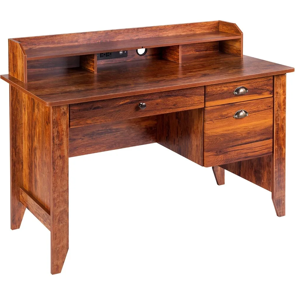 

Executive Desk Wood Grain, Golden Cherry