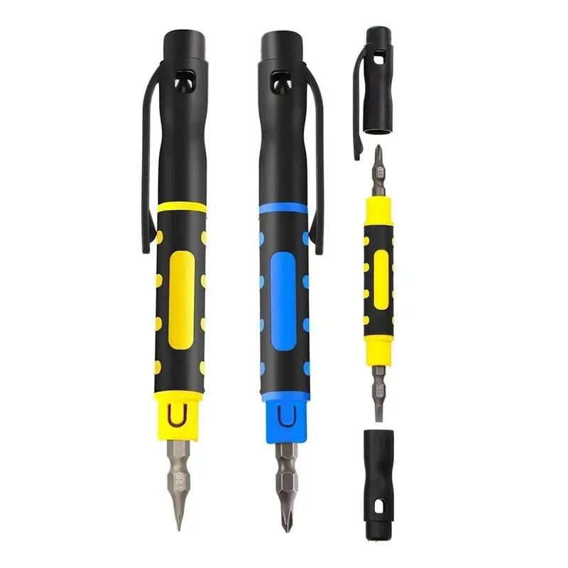 RABIT AS59~ 3Pack 4 In 1 Pocket Screwdriver Portable Multi-Purpose Screwdriver Eyeglass Repair Screwdriver Home Repair Screwdriv