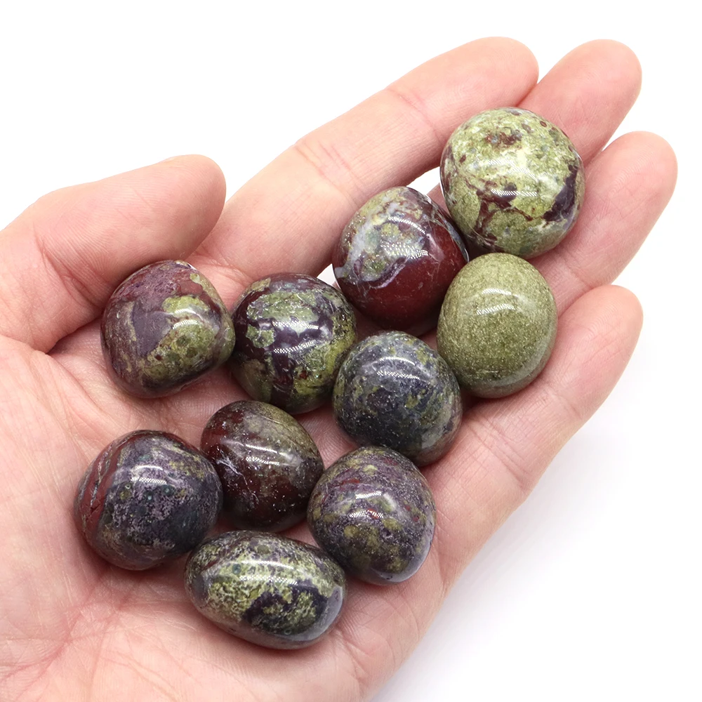 Natural Dragon Blood Jasper Stone Crystal Gemstone collecties Rock Mineral campioni Healing Home Room Decoration for Fish Tank