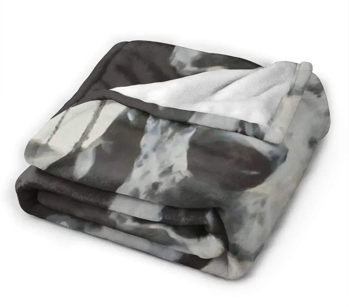 Large Black and White Harlequin Great Dane Fleece Blanket Throw Lightweight Blanket Super Soft Cozy Bed Warm Blanket for Living