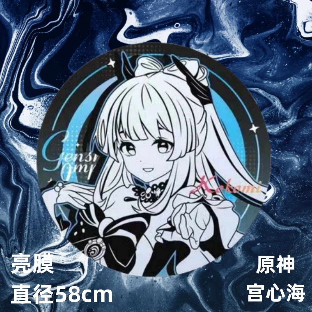 

Animation Genshin Impact Sangonomiya Kokomi Cosplay Manhwa Brooch Cute Cartoon Badge for Clothing Bag Accessories Gifts for Kids