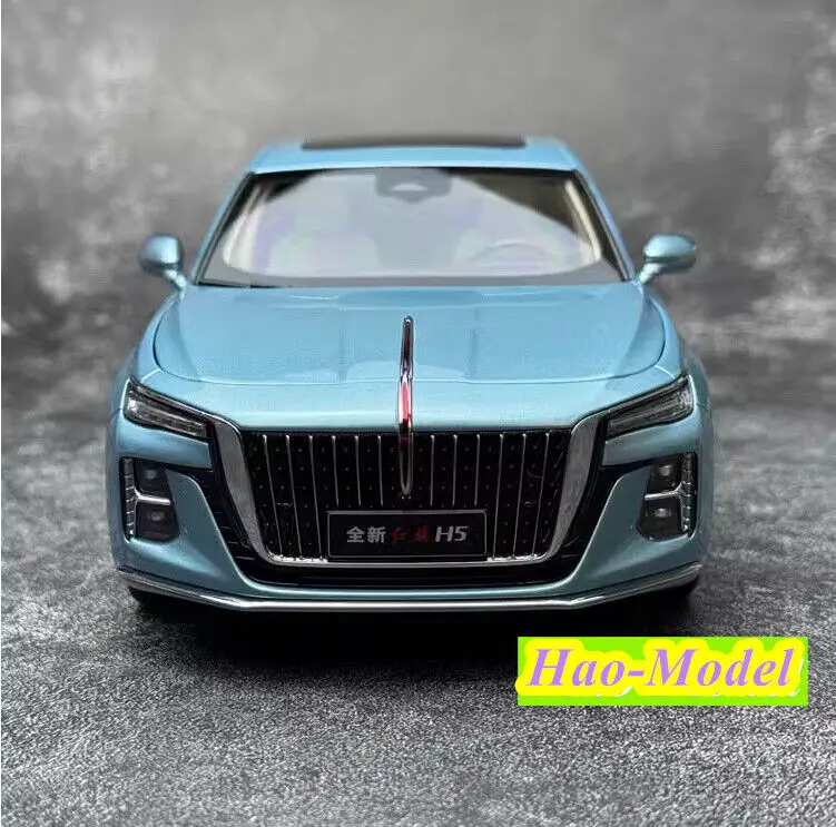 1:18 For Century Dragon Red Flag H5 2023 Model Car Diecast Metal Boys Toys Gifts Hobby Display Ornaments Collection Black/Blue