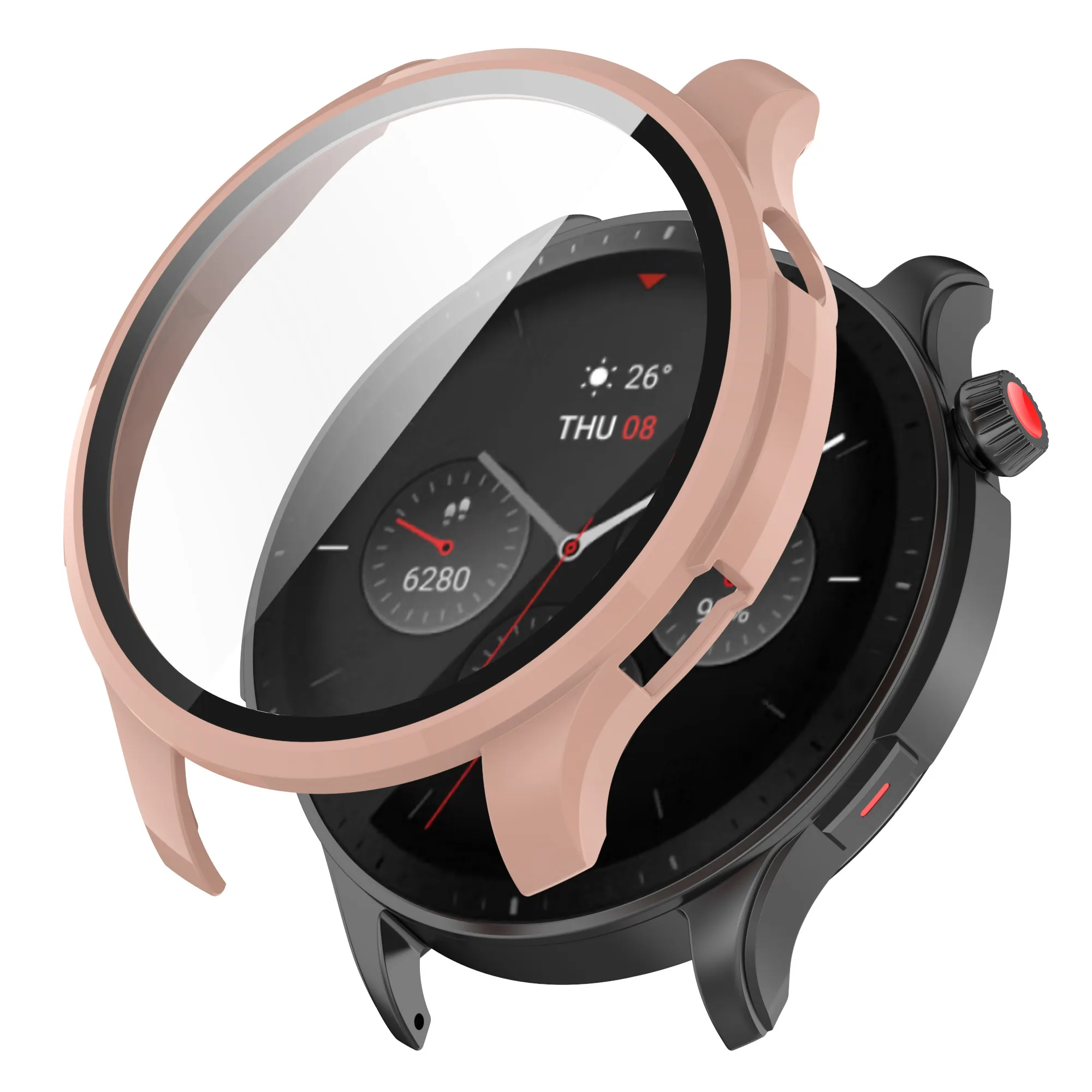 Vidro temperado protetor de tela para xiaomi amazfit gtr 4 smartwatch, capa protetora para huami amazfit gtr4