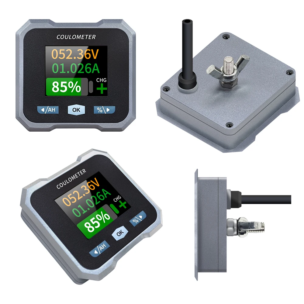 Imagem -02 - Bl-f Series Medidor Coulomb Impermeável Embutimento tipo dc Display Nível da Bateria Capacidade do Medidor Bluetooth Battery Monitor 10100v0400a