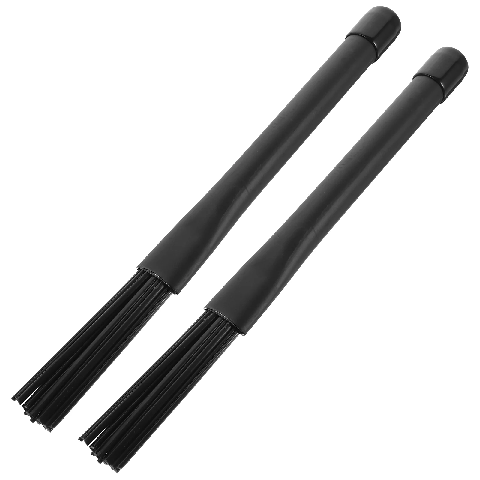 Drum Stick Bundle Brush Adjustable Jazz Percussion Kit Black with Handle Nylon Accessory for Set