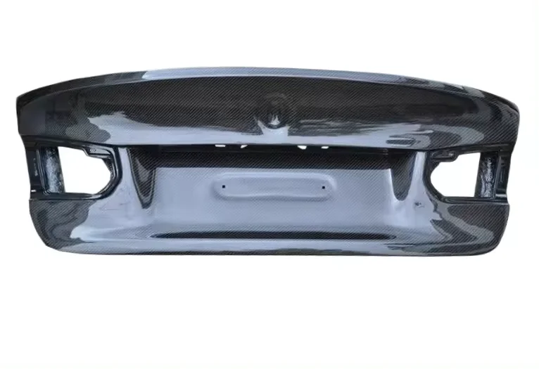ألياف الكربون الخلفي الجذع التمهيد غطاء CSL نمط غطاء لسيارات BMW 3 Series F30 F35 2012-2018 #3
