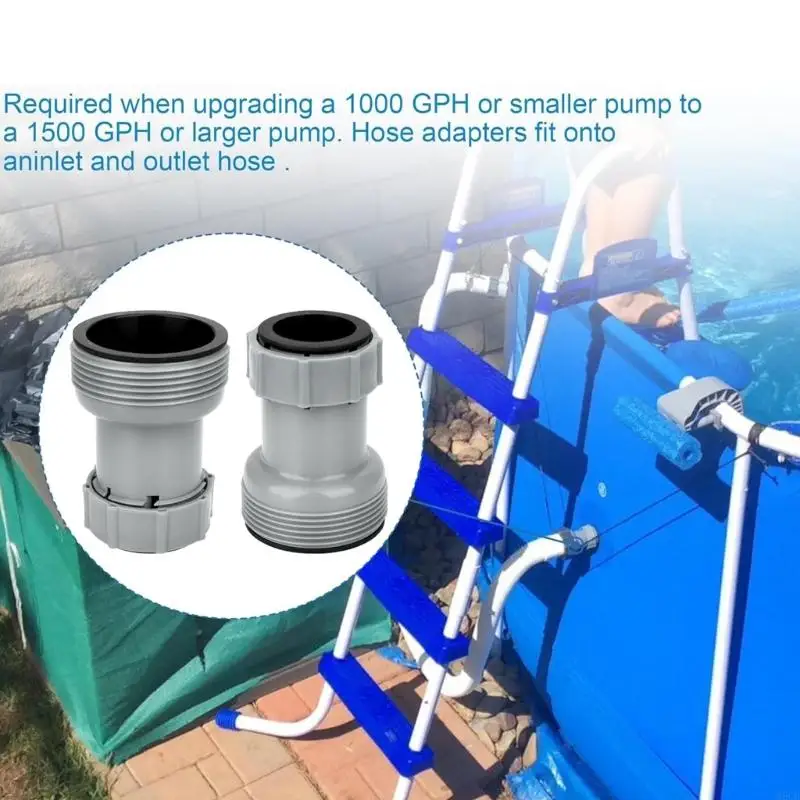 Os adaptadores conversão da mangueira piscina moídos M6CB up conectam os acessórios 1,5 "a 1,25"