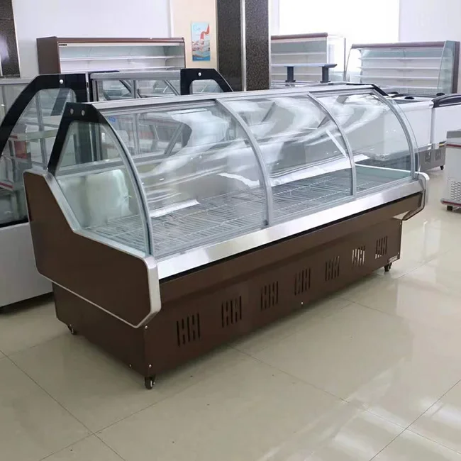 Display Cooked Food Meat Display Refrigerator Fresh Meat Display Showcase Chiller