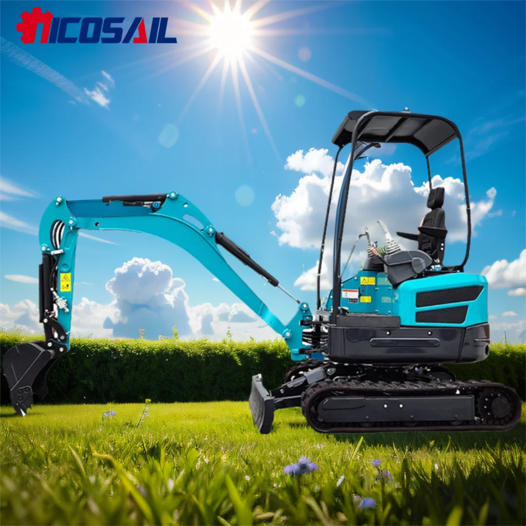 

High quality 2.2-ton mini excavator suitable for Kubota engine new EPA farm track excavator mini bagging excavator