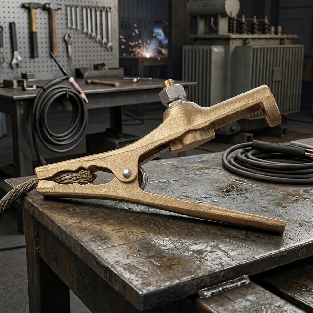 800A Earth Cable Clamp for Welding Grounding with Optimized Design Supporting For French Style Clamp Integration