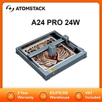 ATOMSTACK A24 PRO 24W Laser Engraver 120W Laser Engraving Machine Power Fixed Focus 0.02mm Engraving Size 365*305mm App Control