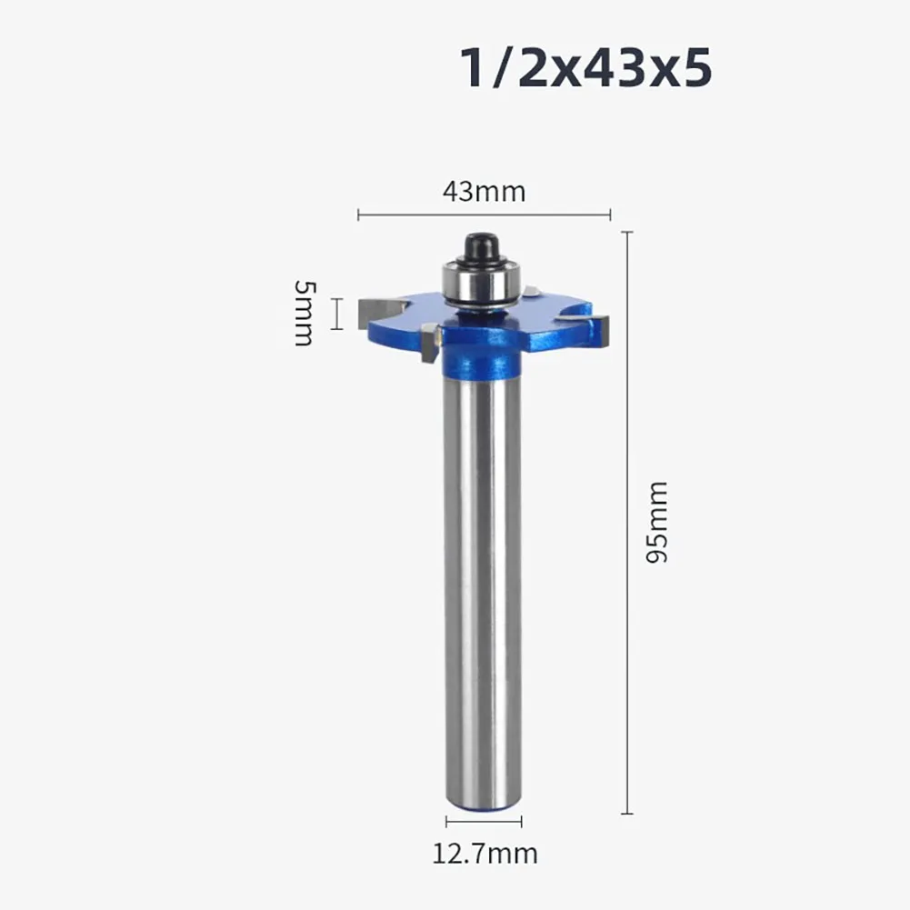 

Carbide Steel T Shaped Router Bit with Ball Bearing for Accurate Slot Formation in Wood MDF Plywood and Laminated Board Routing