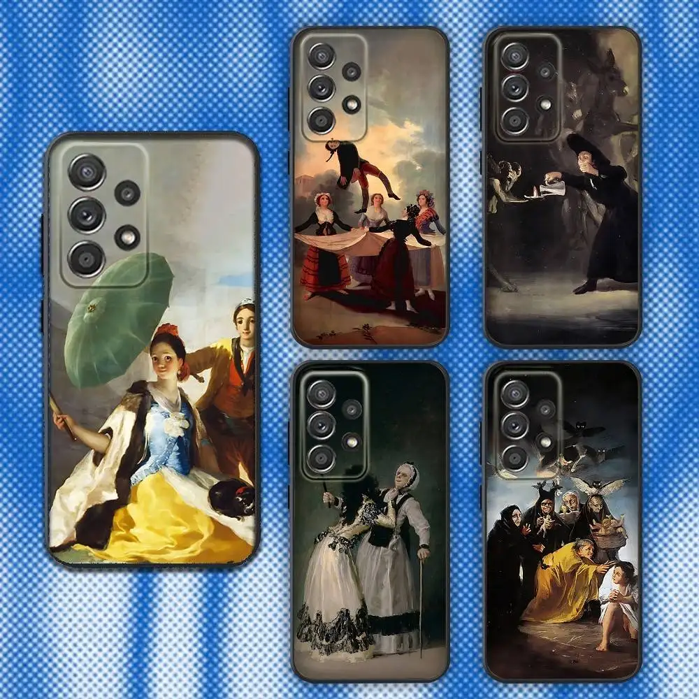 

Spain Francisco Goya Phone Case For Samsung S25,S24,S21,S22,S23,S30,Ultra,S20,Plus,Fe,Lite,Note,10,9,5G Black Cover