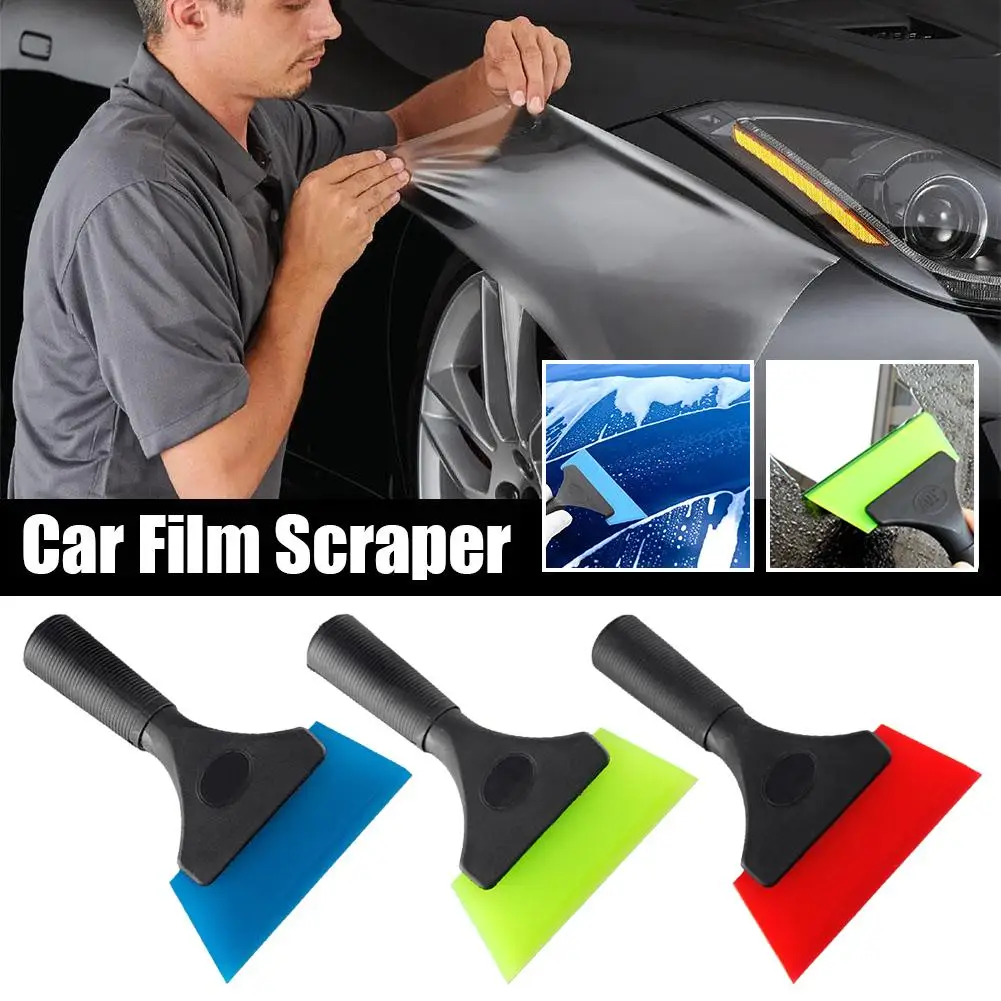 Clean Scraper Shovel Multifunction Auto Window Tints Soft Silicone Scraper Water Wiper Glass Handy Car Cleaner Tools