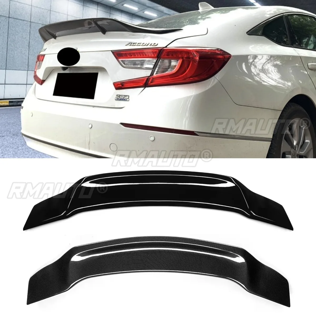 

For Honda Accord 2018-2022 10th Gen Rear Roof Wing Rear Trunk Spoiler Wing Rear Trunk Spoiler Body Kit Car Accessories