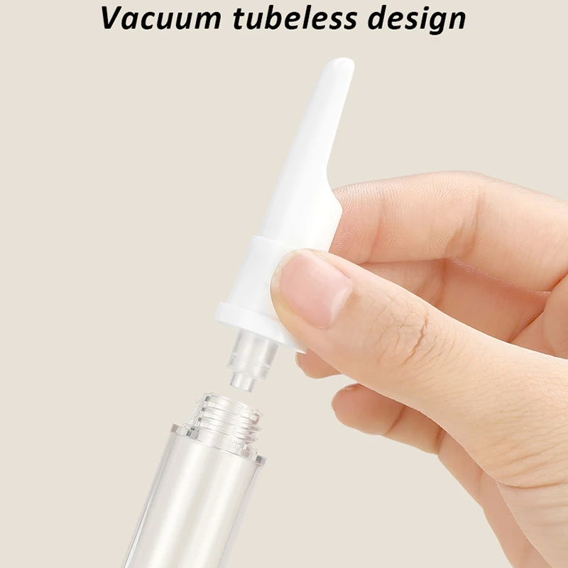 Vacuum Pump Bottle Lotion Eye Cream Foundation Travel Bottle Mini Cosmetic Sample Packaging Portable Makeup Tools 5/10/15ml