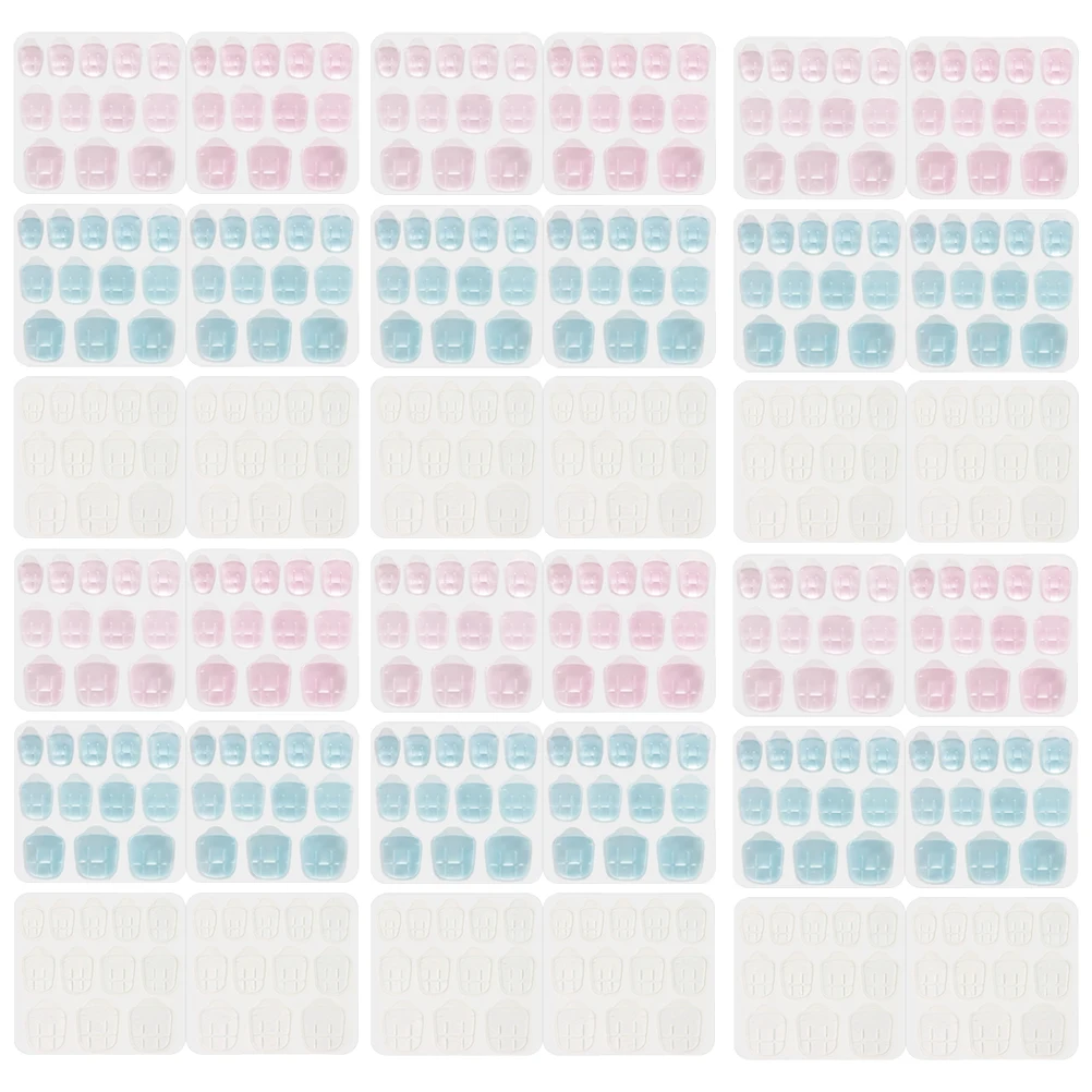 

30 Sheets Double Sided Nail Adhesive Tabs Press On Nails Sticky Glue Stickers For Manicure Easy Removal Nail Art Salon Home Use