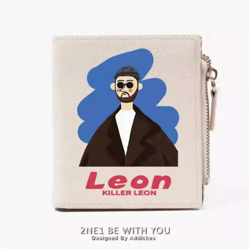 

Anime Killer Leon Fashion Wallet PU Purse Card Coin Zipper Money Bag Cosplay Gift B1731 Anime