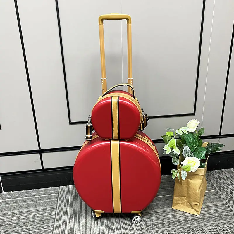 18-inch reiskofferset handbagage kleine tas met wielen trolley bagagekoffer vrouwelijke instapkoffer lichtgewicht bagage