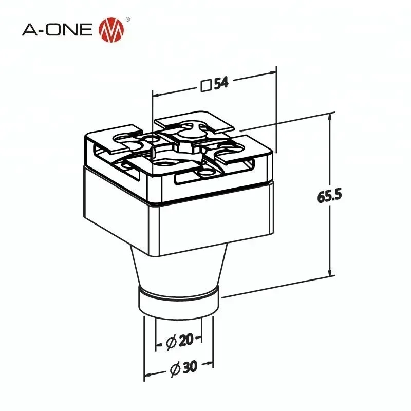 A-ONE jig system 3r stainless steel Alignment rail 3R-656.1