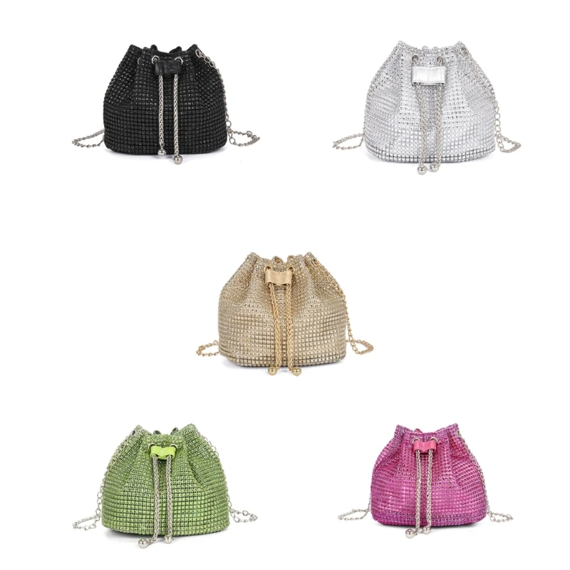 

Versatile and Bucket Bag Drawstring Crossbdoy Purse for Various Occasions