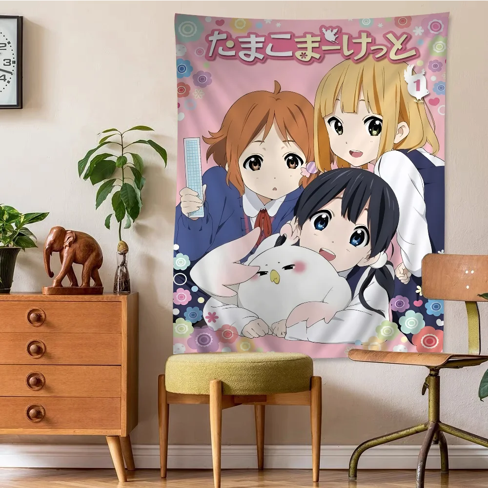 T-Tamako Market Hippie Wall Hanging Tapestries For Living Room Home Dorm Decor Art Home Decor