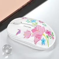 2.4G USB Wireless Silent Mouse 1600DPI Cute Pink Gaming Mouse For Macbook Lenovo ASUS HP DELL Laptop PC Mice Girls Women Home