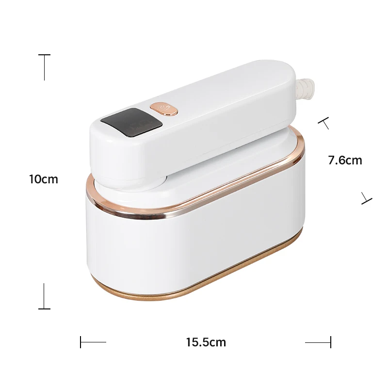 

Mini Travel Electric Handheld Steam Iron & Garment Steamer Wet/Dry Double Hot Steam Portable Household Use White