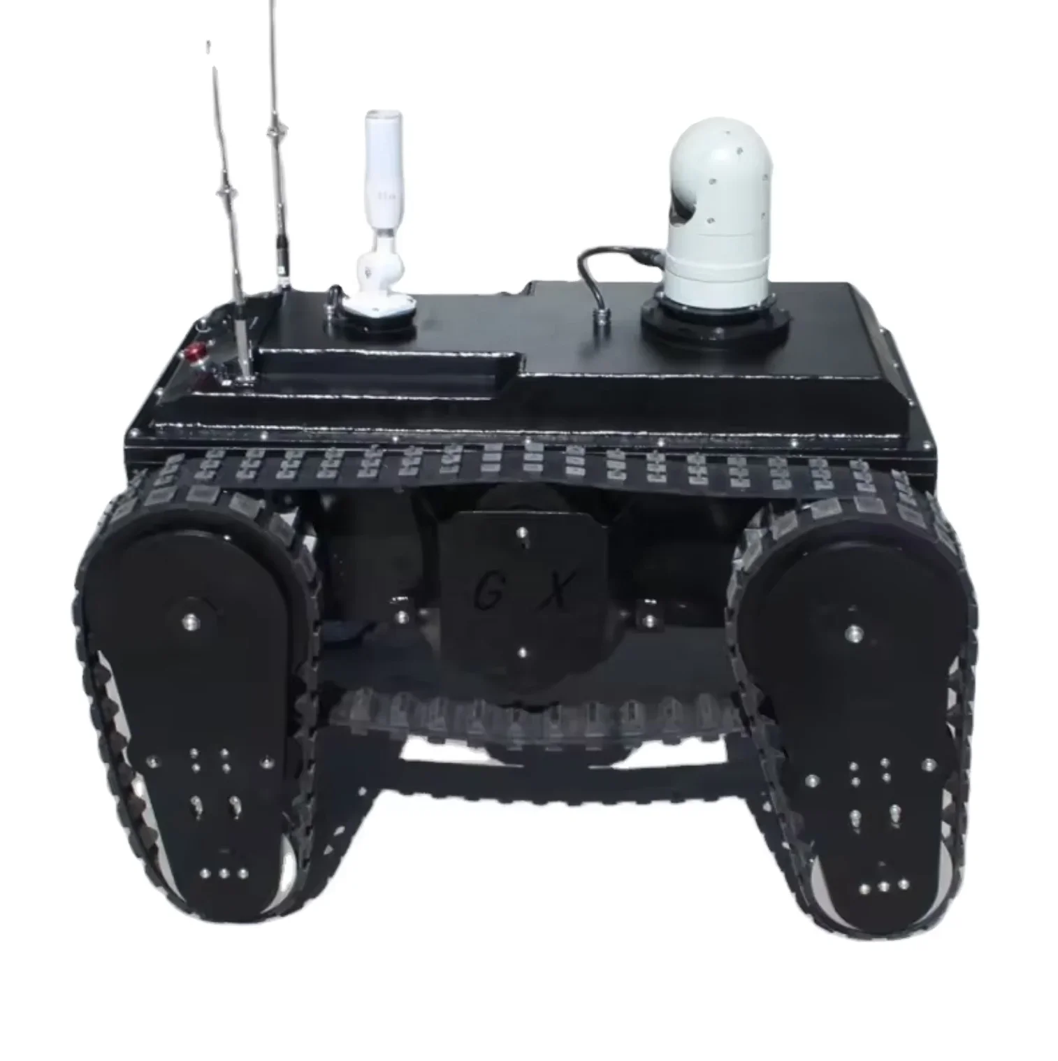 

Rubber Track Chassis Undercarriage Platform Robots Intelligent Patrol with Swimming Arm Platform in High Obstacle Ability