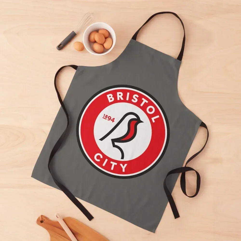 Bristol city s Apron barber men For Women Kitchen Apron