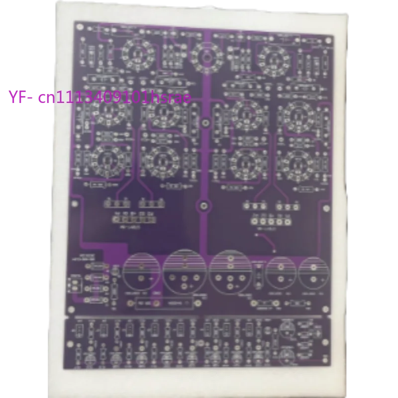 6N1+6P14 Parallel Push-Pull Tube Amplifier PCB Board, 2*20W HiFi Audio Power Amplifier Circuit Board