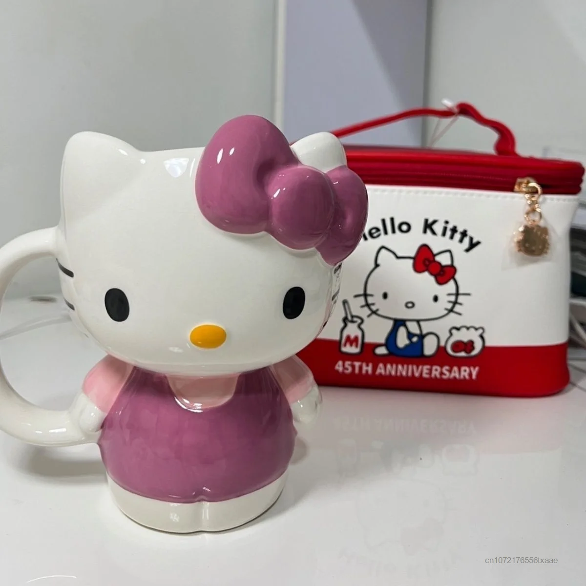 Sanrio Hello Kitty Mugs Cartoon Luxury Creative Water Cups 500 ML Y2k Women Kawaii Coffee Cups Couples Trend Ceramic Mug Gift