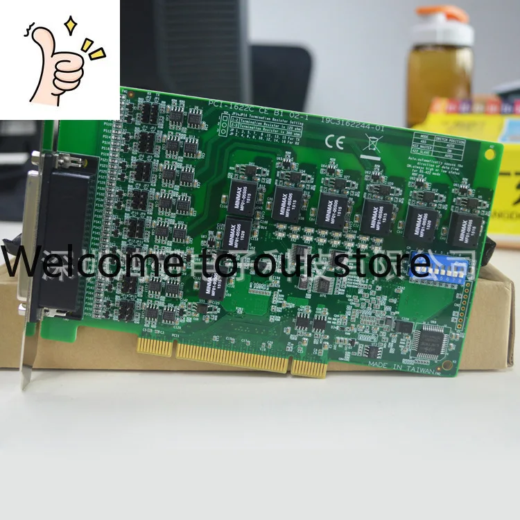 Advantech PCI-1622C Communication Serial Port Card 8 Ports With Surge Isolation Protection RS232/422/485 Expansion Card