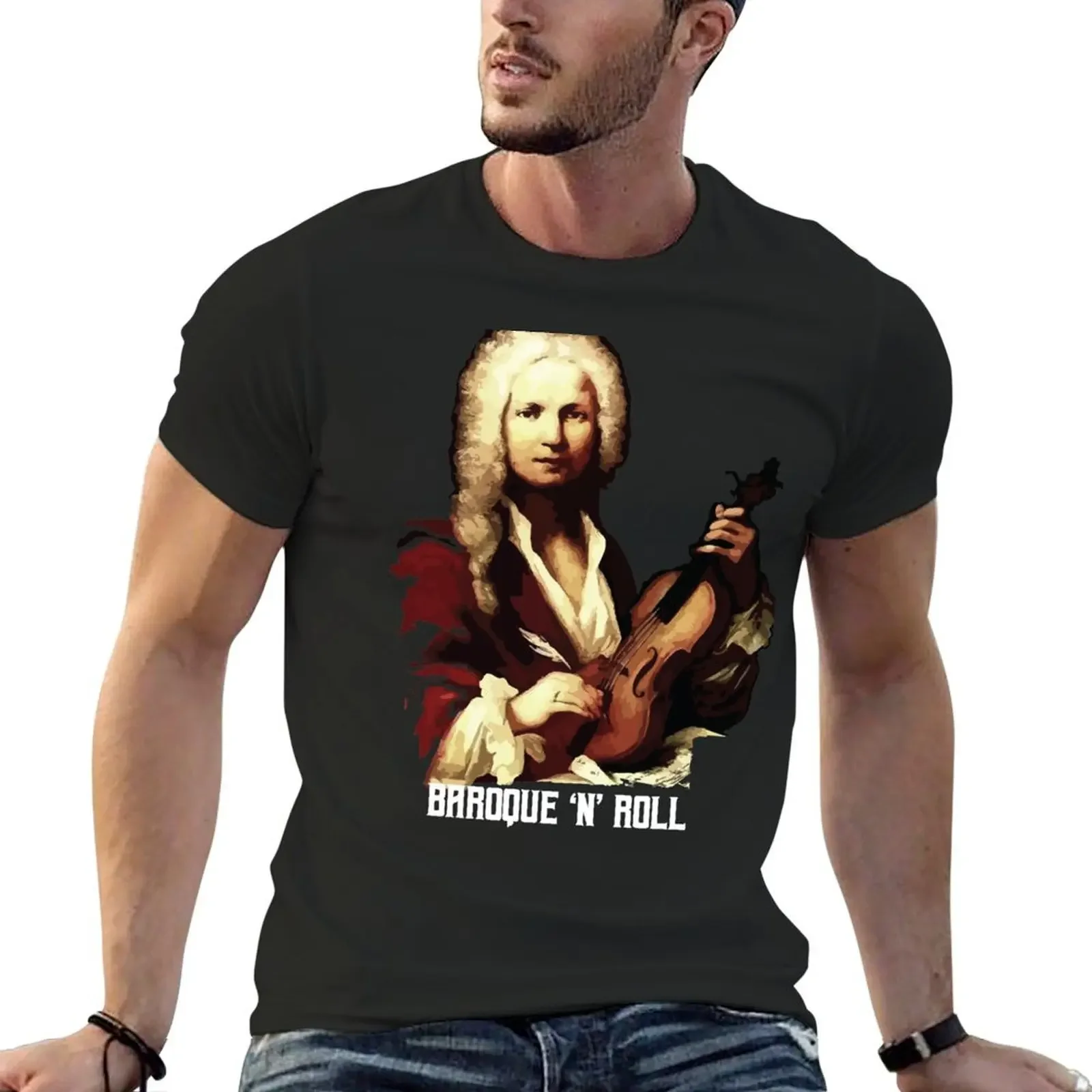 

Baroque n 'Roll - Vivaldi T-Shirt summer tops graphic tee shirt mens t shirts pack